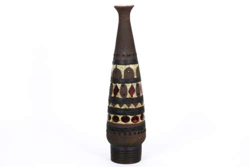 seventies' Belgian vase in earthenware - signed Perignem - - PERIGNEM vaas van de [...]