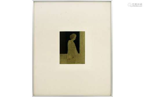 20th Cent. Belgian oil on paper - probably signed Herman Baert - - BAERT HERMAN [...]