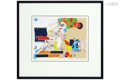 20th Cent. American print in colors - signed Sam Middleton and dated 1997 - - [...]