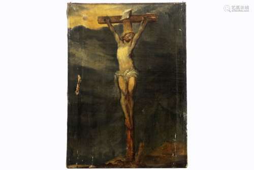 17th/18th Cent. Flemish oil on canvas after Anthony van Dyck - - VLAANDEREN - [...]