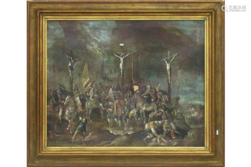 17th Cent. Flemish oil on canvas by a follower of Frans II Francken - - FRANCKEN [...]