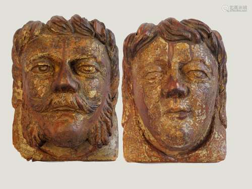 pair of 16th/17th Cent. Flemish 