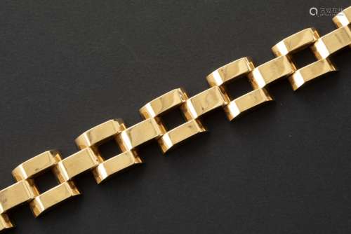 late Art Deco bracelet in yellow gold (18 carat) - weight : 43,6 gr - - Laat Art [...]