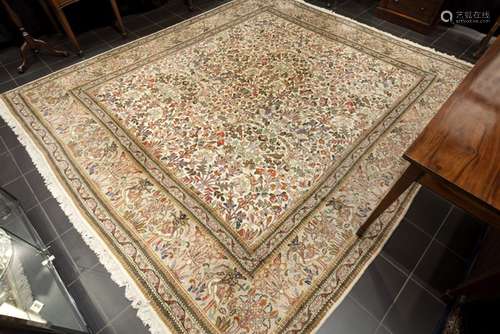 Persian Tabriz Taba Tabaji - with certificate - - Perzische Taba Tabaji Tabriz met [...]