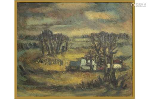 20th Cent. Belgian oil on canvas - signed Jan Delanghe - - DELANGHE JAN (° 1933) [...]