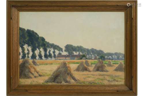 20th Cent. Belgian oil on panel - signed Louis Clesse - - CLESSE LOUIS (1889 - [...]