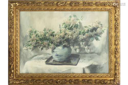 19th/20th Cent. Belgian aquarelle - signed Frans Mortelmans - - MORTELMANS FRANS [...]