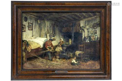 quite important Henri De Braekeleer (19th Cent. Belgian) oil on panel - signed and [...]