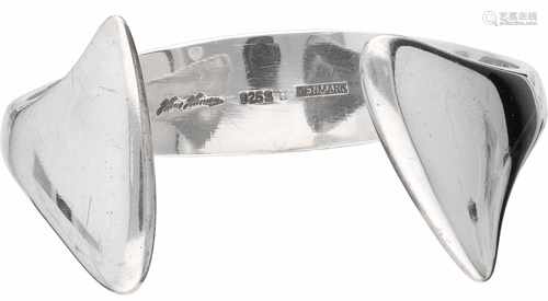 Zilveren Hans Hansen bangle armband - 925/1000.