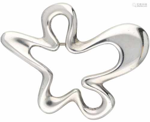 Zilveren Georg Jensen no.321 'Splash' broche - 925/1000.