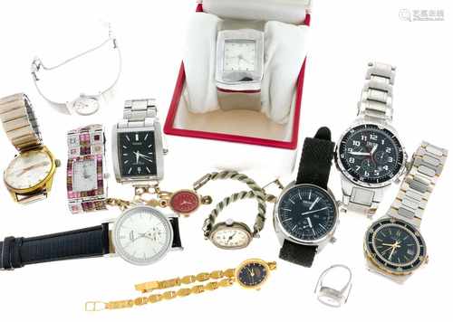 Lot (13) horloges - Heren en Dames horloges - Seiko, Pulsar etc.