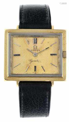 Omega Rectangular Genéve 111 010 Cloud de Paris - Herenhorloge - Ca. 1962.