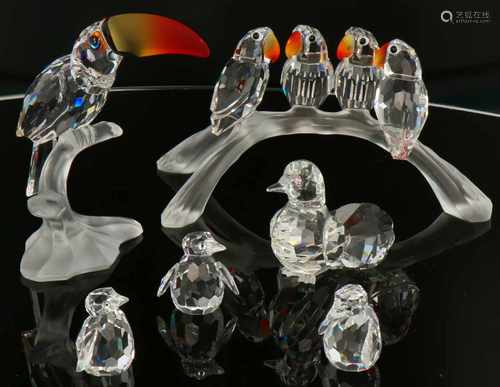 (4) delig lot Swarovski dier figuren .