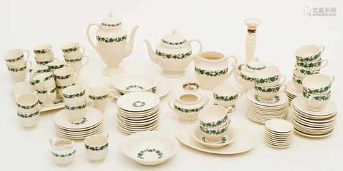 Een groot lot Wedgwood servies. Eind 20e eeuw.