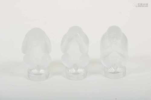 Een set Lalique 