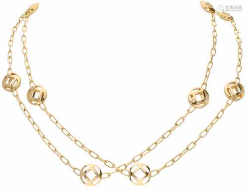 Geelgouden Pasha de Cartier collier - 18 kt.