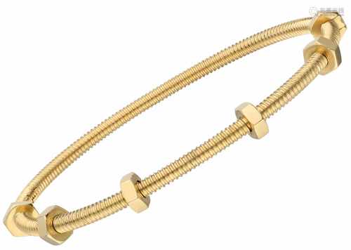 Geelgouden Ecrou de Cartier armband - 18 kt.