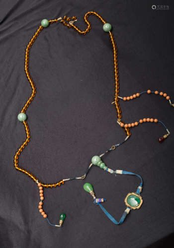 Qing Dynasty, Court beads necklace