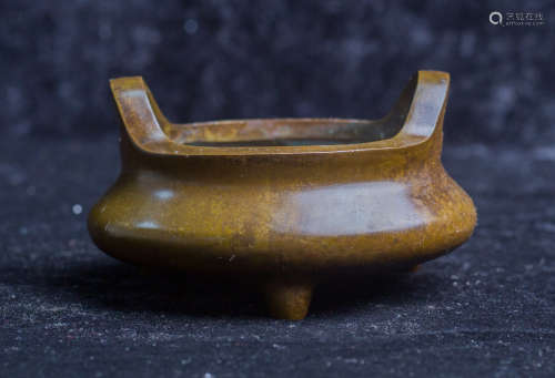 Chinese ancient bronze censer
