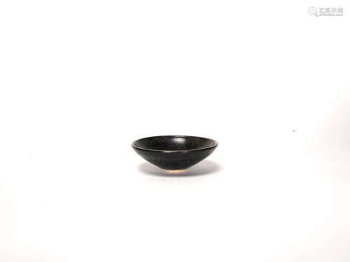 宋元時期-吉州窯貼葉紋碗