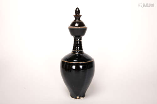 北宋-黑定塔式瓶