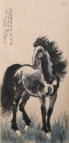 A Chinese Painting Of Horse