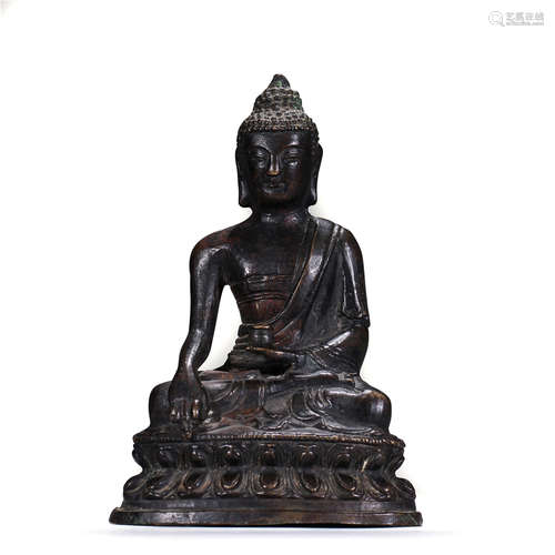 Qing Dynsaty Copper Buddha