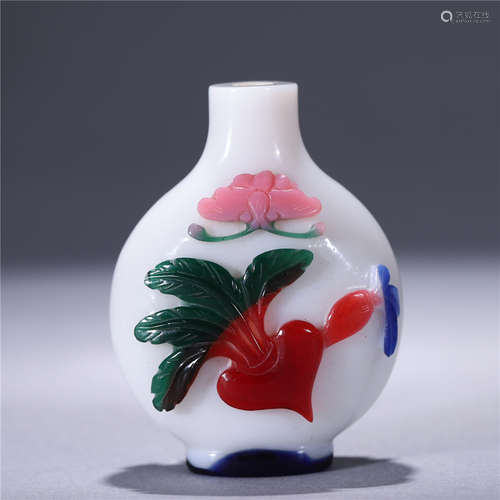 Qing Dynsaty Glassware Snuff Bottle