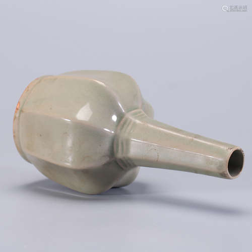 Green Glaze Mallet Bottle