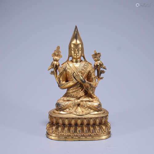 Copper Buddha Of Medicine Stature