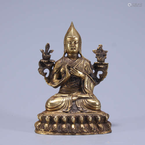 Copper Buddha Of Medicine Stature