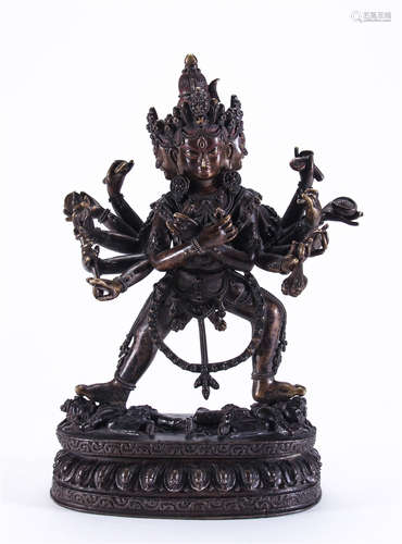 Ming Dynsaty Gilt King Kong Buddha