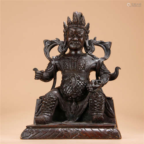 Qing Dysnasty Copper Buddha Stature