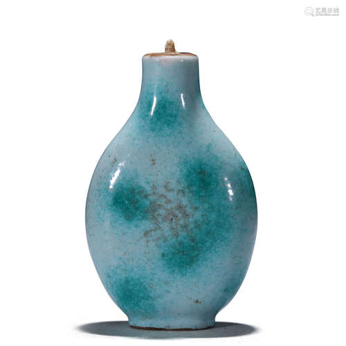 Imitation Jade Glaze Snuff Bottle