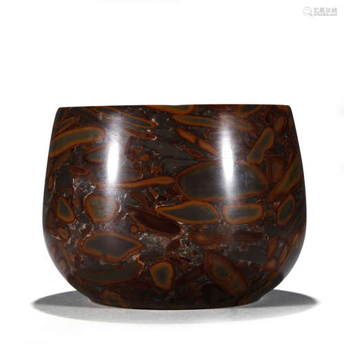 Qing Dynasty Agate Stone Bowl