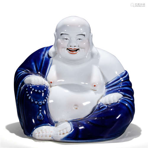 Blue Galze Buddha Stature