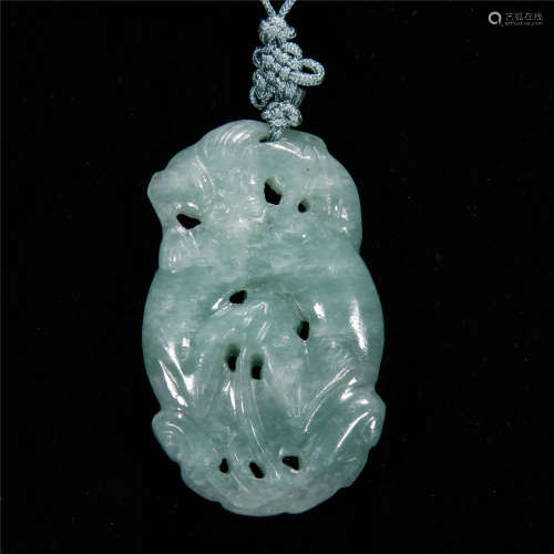 Chinese ancient jade carving pendant