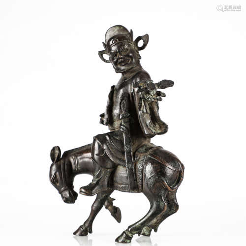 Qing Dynasty, Bronze statue of Zhong Kui
