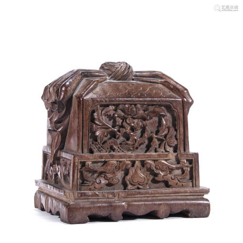 Qing Dynasty, Huang Hua Li wood ink box