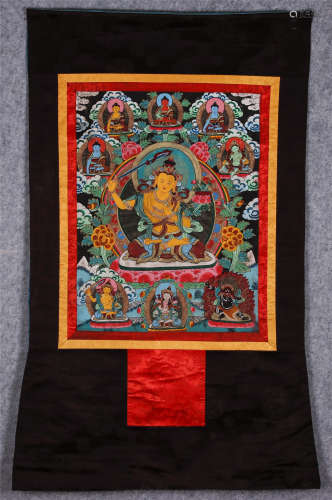 Thangka Samantabhadra bodhisattva