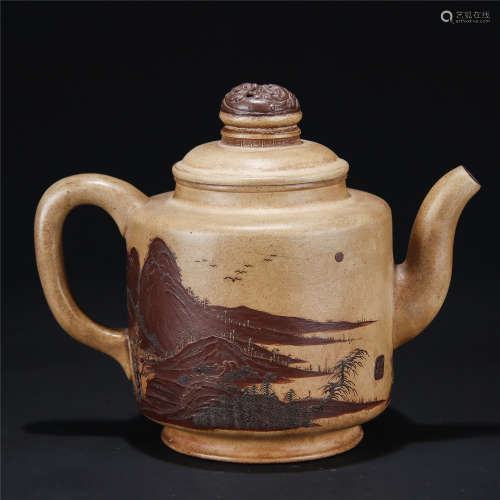 Qing Dynasty, TONG ZHI, Zi sha clay teapot