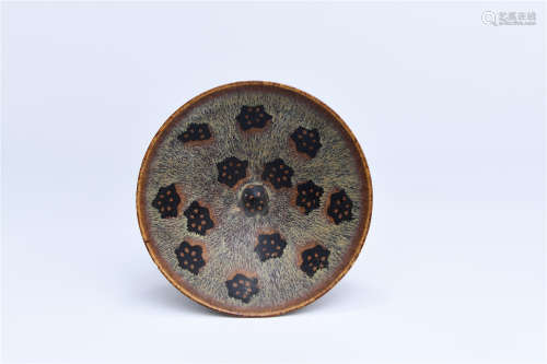 Tortoise-shell glazed porcelain bowl
