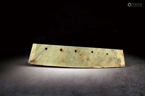 石器時代  青玉刀