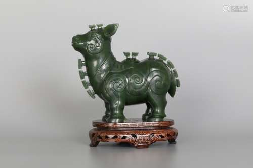 19th century, Hetian Jade Beast