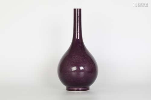 Kangxi eggplant skin purple bottle