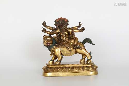 Ming  Gilt Bronze Buddha