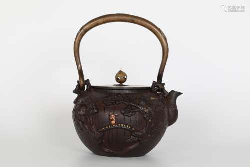 Japanese iron kettle