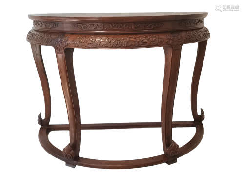 Ming Huanghuali semicircle table