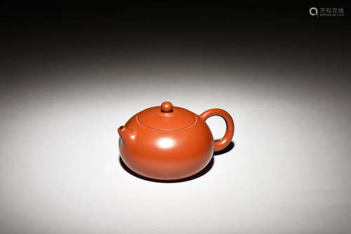 YIXING ZISHA ROUNDED TEAPOT