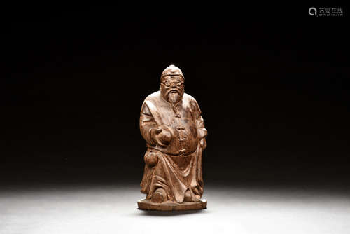 WOOD CARVED 'LANDLORD' FIGURE